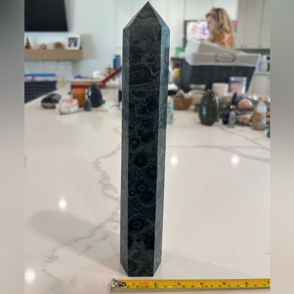 Large Kambaba Jasper Crystal Stone Tower
